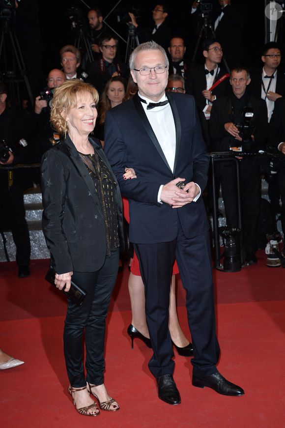Laurent Require et Catherine Barma assistant à la projection de Juste La Fin Du Monde au Palais Des Festivals à Cannes, France, le 19 mai 2016, dans le cadre du 69e Festival de Cannes. Photo par Aurore Marechal/ABACAPRESS.COM