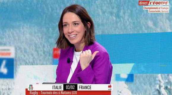 Toutes nos félicitations !

Anne-Sophie Bernadi, journaliste sportive, est devenue maman.