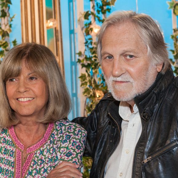 Portrait de la chanteuse Chantal Goya et de Jean-Jacques Debout, lors de l'enregistrement de l'émission de France 3 Les Grands Du Rire à Paris, France le 27 Août 2015. Photo par Maxime Reynaud/APS-Medias/ABACAPRESS.COM