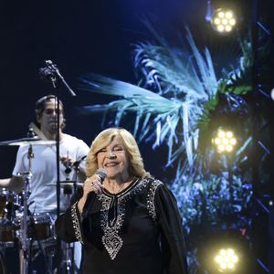 Exclusif -  Nicoletta lors de l'enregistrement de l’émission La Grande Fête de Carcassonne, diffusée le samedi 6 septembre à 21.10 sur France 2, dans la Cité Médiévale de Carcassonne, France, le 24 juin 2025. © Jack Tribeca/Bestimage