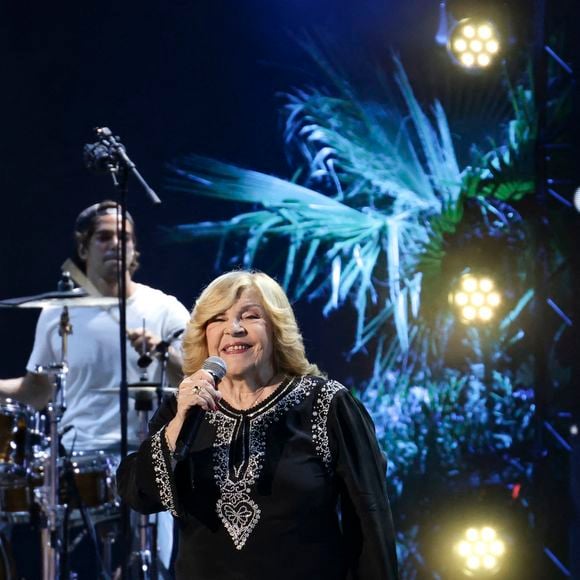 Exclusif -  Nicoletta lors de l'enregistrement de l’émission La Grande Fête de Carcassonne, diffusée le samedi 6 septembre à 21.10 sur France 2, dans la Cité Médiévale de Carcassonne, France, le 24 juin 2025. © Jack Tribeca/Bestimage