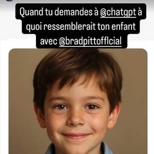 Sur Instagram, l’animatrice a partagé deux photos réalisées par l’intelligence artificielle