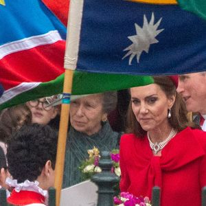 La princesse Anne, Catherine (Kate) Middleton, princesse de Galles - March 10, 2025, London, England, United Kingdom: Princess of Wales CATHERINE leaves Westminster Abbey after Commonwealth Day Service. (Credit Image: © Tayfun Salci/ZUMA Press Wire)
