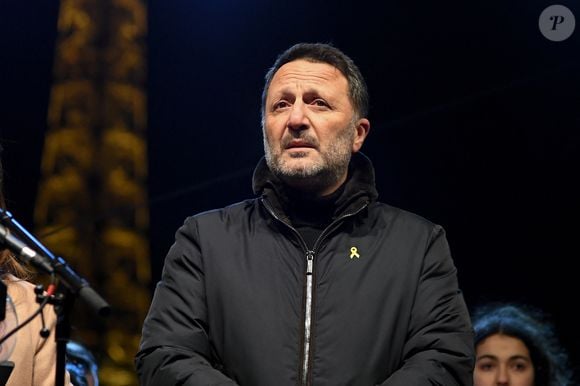 Arthur (Jacques Essebag) - Un grand rassemblement appelant à la libération des otages israéliens est organisé place du Trocadéro à Paris, France, le 18 janvier 2025. © Lionel Urman/Bestimage