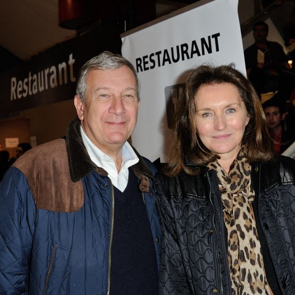 Cecilia Attias et Richard Attias apparaissent au 34e Salon du Livre de Paris qui s'est tenu au Parc des Expositions, Porte de Versailles à Paris, France, le 23 mars 2014. Photo by Alban Wyters/ABACAPRESS.COM