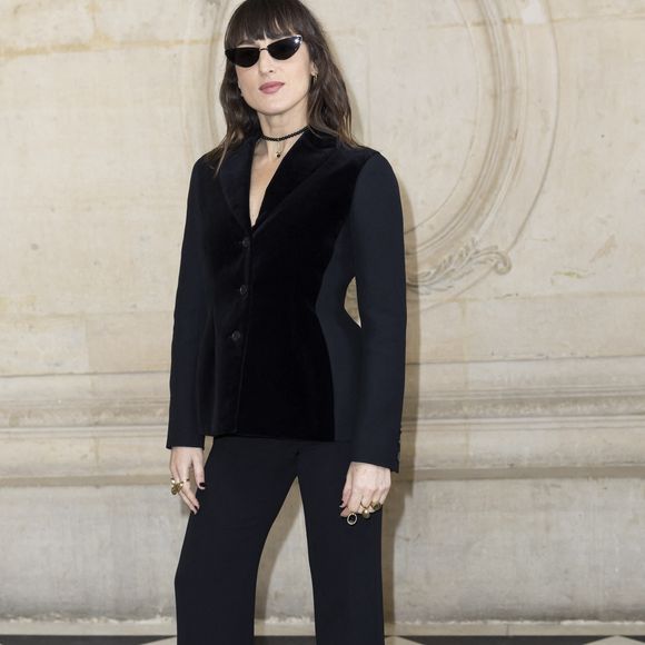 Juliette Armanet au photocall du défilé Dior Haute Couture Printemps/Été 2024 dans le cadre de la Fashion Week de Paris (PFW), au musée Rodin à Paris, France, le 22 janvier 2024. © Olivier Borde/Bestimage