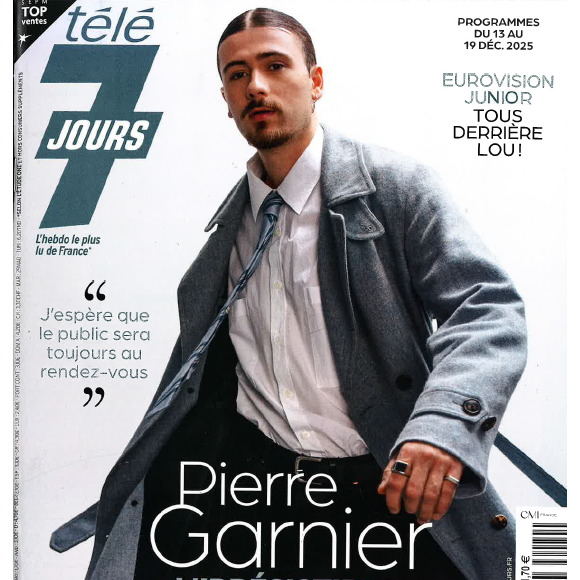 Pierre Garnier en couverture de Télé 7 Jours.