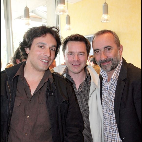 Bruno Salomone, Guillaume de Tonquédec, Antoine Duleray - Tournoi de tennis de Roland Garros 2008 - Journée du 31 mai
RINDOFF-JACOVIDES / BESTIMAGE