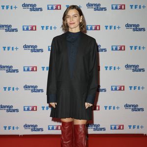 Fauve Hautot - Photocall de lancement de la saison 2026 de "Danse avec les stars" (DALS) au siège de TF1 à Boulogne-Billancourt le 18 décembre 2025. © Coadic Guirec/Bestimage