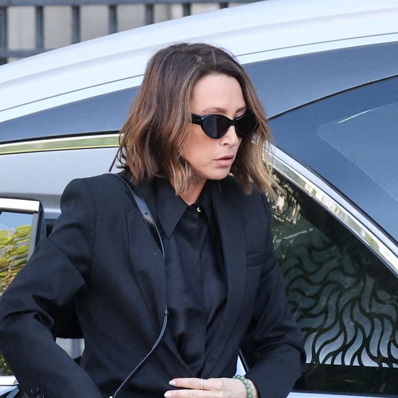Laura Smet - Obsèques de Nathalie Baye en l'église Saint-Sulpice à Paris le 24 avril 2026. © Dominique Jacovides - Coadic Guirec / Bestimage