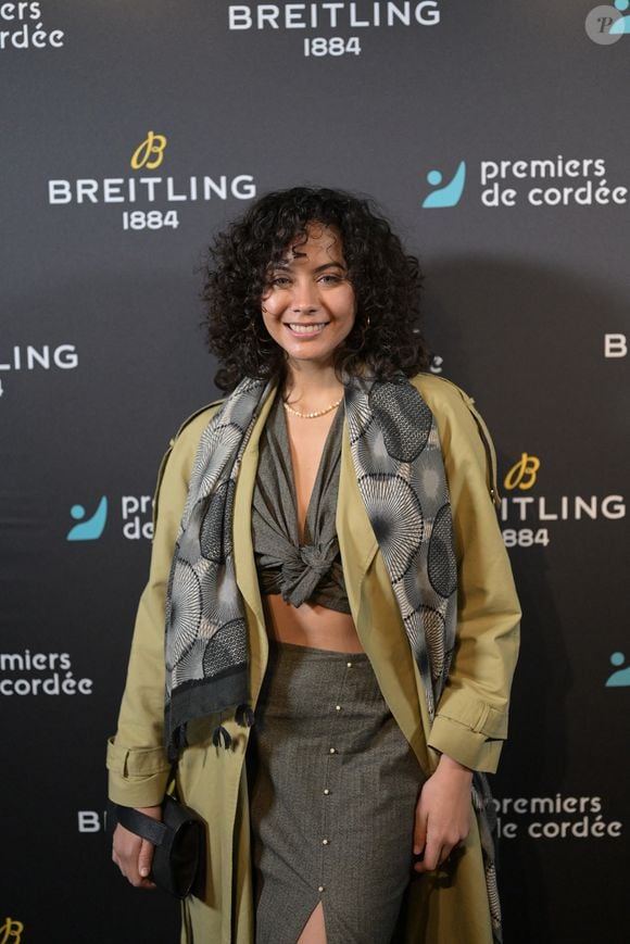 Vaimalama Chaves (Miss France 2019) - Dîner de charité Breitling à la Samaritaine pour l’association "Premiers de Cordée" à Paris le 4 avril 2024.  © Rachid Bellak/Bestimage