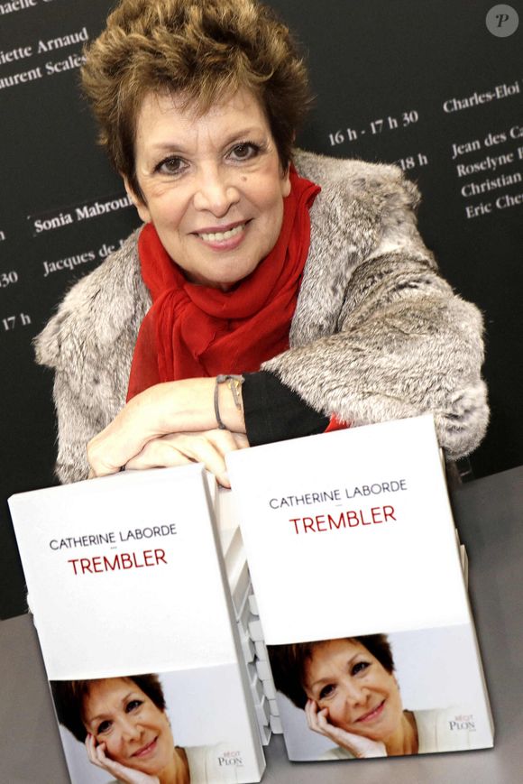 Catherine Laborde pose pour des photos à Paris, France, le 17 mars 2019. Photo by Vim/ABACAPRESS.COM