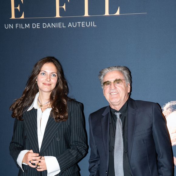 Daniel Auteuil et Nelly Auteuil assistent à l'avant-première du film 'Le Fil' au cinéma Arlequin le 09 septembre 2024 à Paris, France. Photo de Alexis Jumeau/ABACAPRESS.COM
