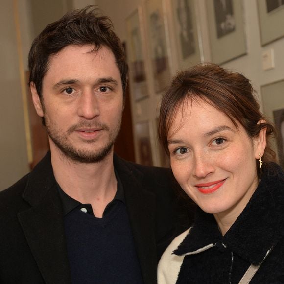 Exclusif - Jérémie Elkaïm et sa compagne Anaïs Demoustier - UniFrance décerne le "French Cinema Award" à Isabelle Huppert au ministère de la culture à Paris, France, le 16 janvier 2017. © Veeren/Bestimage