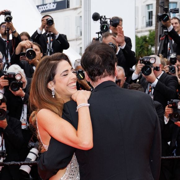 Daniella Tarantino et son mari Quentin Tarantino - Montée des marches du film « Partir un jour » pour la cérémonie d’ouverture du 78ème Festival International du Film de Cannes, au Palais des Festivals à Cannes. Le 13 mai 2025
© Jacovides-Moreau / Bestimage