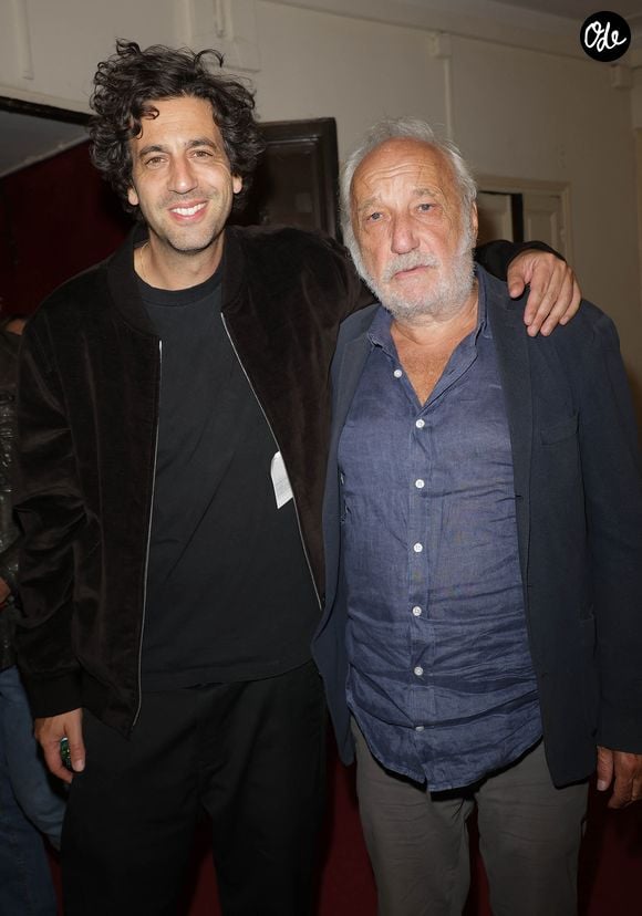 Exclusif - Max Boublil et François Berléand - Célébrités assistent à la générale de la pièce "Ubu Roi" au théâtre de Paris le 16 septembre 2026. © Cadic Guirec/Bestimage