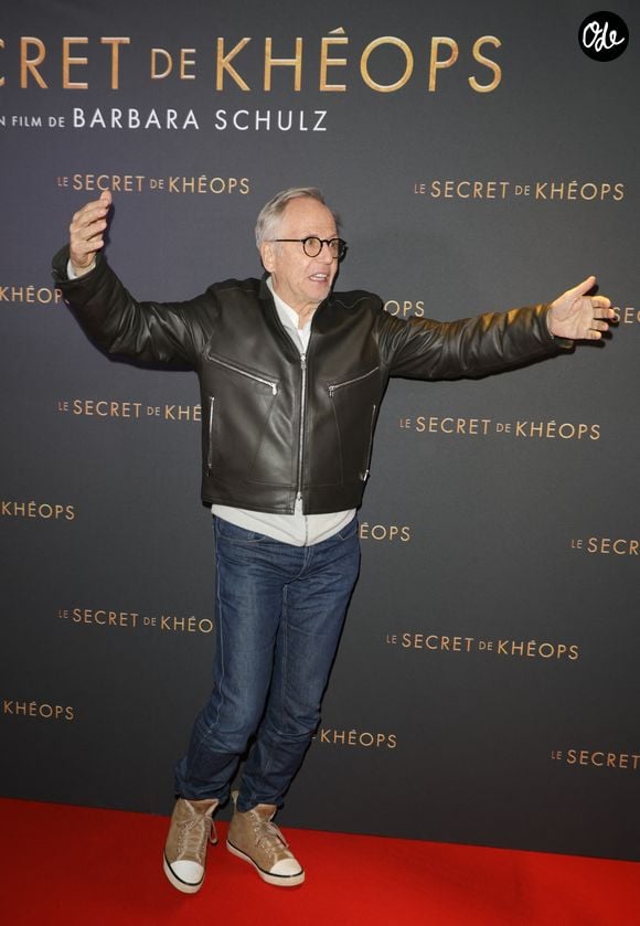 Fabrice Luchini - Avant-première du film "Le Secret de Khéops" au Cinéma Pathé Wepler à Paris le 27 février 2025. © Coadic Guirec/Bestimage