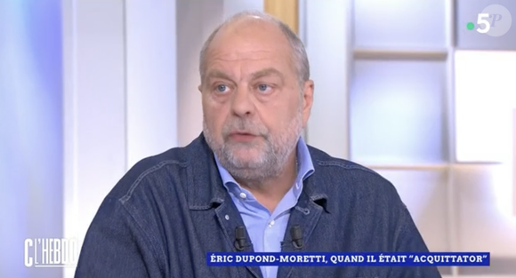 Eric Dupond Moretti dans "C l'hebdo", France 5, le 31 mai 2025.