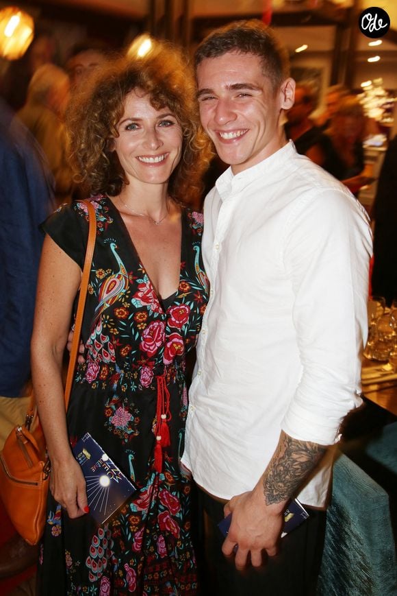 Exclusif – Elsa Lunghini et son fils Luigi Kroner à la soirée d'ouverture du 11e Festival du film d'Angoulême, le 21 août 2018. Photo : Jérôme Domine/ABACAPRESS.COM