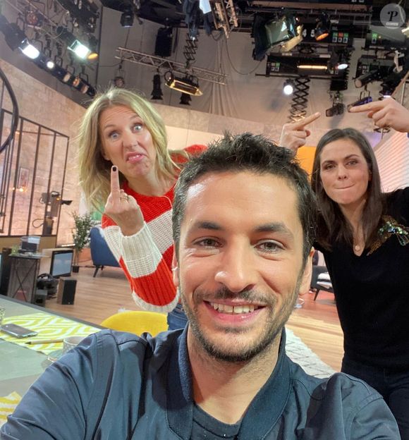 Benjamin Muller sur le plateau de La Maison des Maternelles sur France 2.