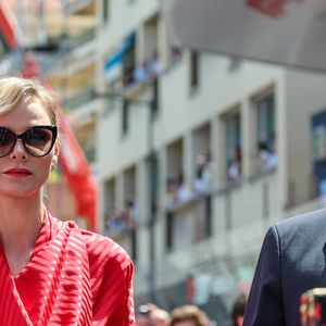 Le prince Albert II de Monaco et la princesse Charlène de Monaco lors du Grand Prix de Formule 1 (F1) de Monaco, le 25 mai 2025. © Claudia Albuquerque/Bestimage