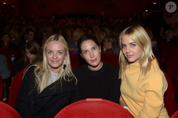 Archive - Virginie Courtin-Clarins (fille de Christian Clarins), Prisca Courtin-Clarins et Jenna Courtin-Clarins (les jumelles d'Olivier Courtin- Clarins) - Remise du 16e Prix Clarins de la Femme Dynamisante au Theatre Mogador a Paris, le 14 octobre 2013.