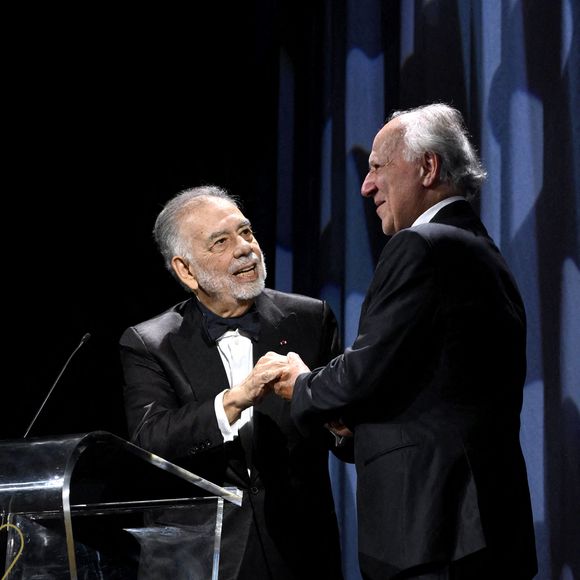 Francis Ford Coppola, Werner Herzog lors de la cérémonie d'ouverture et de remise des prix du 82e Festival international du film de Venise, Venise, Italie, le 27 août 2025. Photo par Simone Comi/IPA/ABACAPRESS.COM