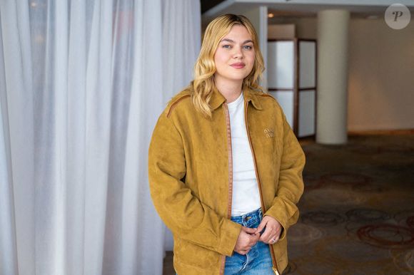 Louane (Louane Emera) de France lors d'un moment de presse avant Eurovision in Concert 2025 à Amsterdam, l'événement annuel précédant le Concours Eurovision de la Chanson. Amsterdam, Pays-Bas, le 5 avril 2025. Photo par DPPA/SPUS/ABACAPRESS.COM