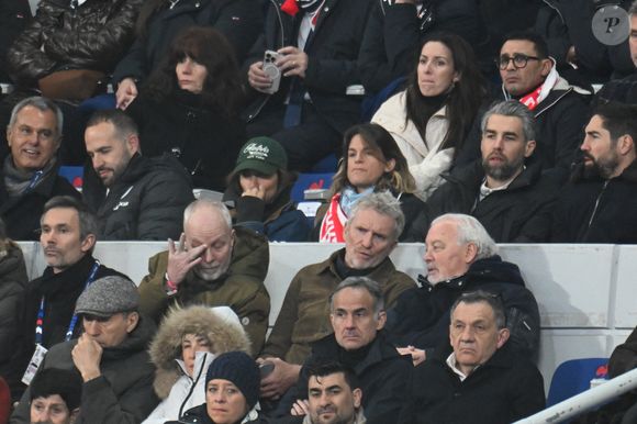Denis Brogniart, Amélie Mauresmo, Luka Karabatic, Nikola Karabatic au match de rugby du Tournoi des Six Nations France contre Angleterre au Stade de France à Saint-Denis le 14 mars 2026

© Lionel Urman / Bestimage
