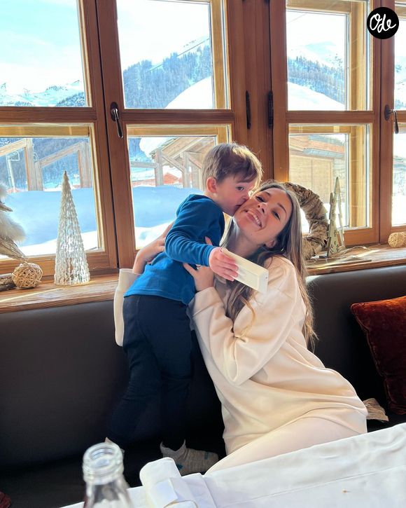 Camille Schneiderlin et son fils Maé complices