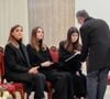 Ils sont même les heureux parents de deux filles, Vittoria et Luisa.
Veillée funèbre du prince Victor-Emmanuel de Savoie, en l'Eglise de Sant'Uberto à Turin, en présence de sa veuve Marina Ricolfi-Doria, de son fils, le prince Emmanuel-Philibert de Savoie avec sa femme la princesse Clotilde Courau et leurs filles les princesses Vittoria et Luisa, le 9 février 2024. Le fils du dernier roi d'Italie s'est éteint le 3 février 2024 à l'âge de 86 ans.
©Lucia Sabatelli / Bestimage