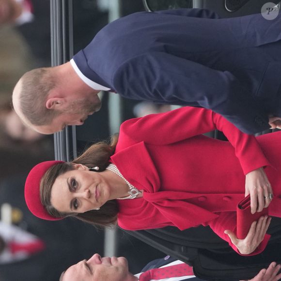 Le prince William, prince de Galles, et Catherine (Kate) Middleton, princesse de Galles - La famille royale britannique célèbre le 76ème Commonwealth Day à l'abbaye de Westminster à Londres, le 10 mars 2025.
