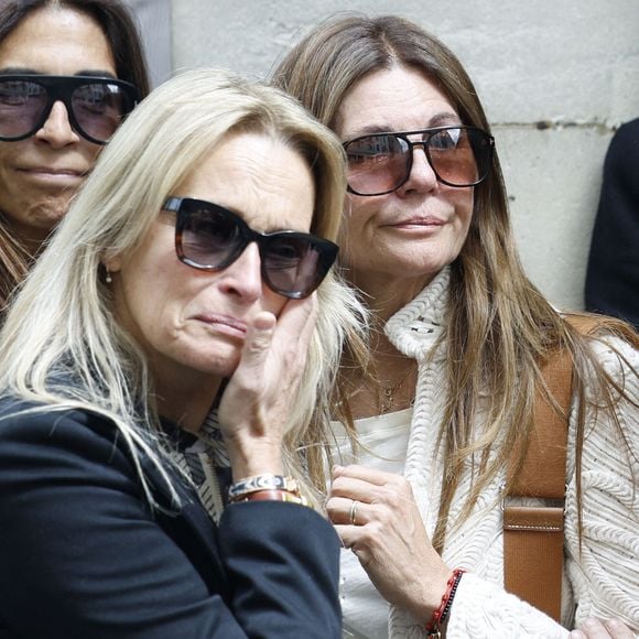 Estelle Lefébure, Veronika Loubry - Sorties des Obsèques de Constance de la Fontaine en l'église Notre-Dame-de-Grâce-de-Passy à Paris le 12 mai 2026. © Coadic Guirec - Julien Sarkissian / Bestimage