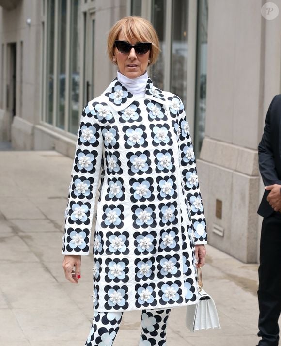 Celine Dion sort de son hôtel pour se rendre à son concert à Long Island dans l'État de New York, le 3 mars 2020.
Backgrid USA / Bestimage