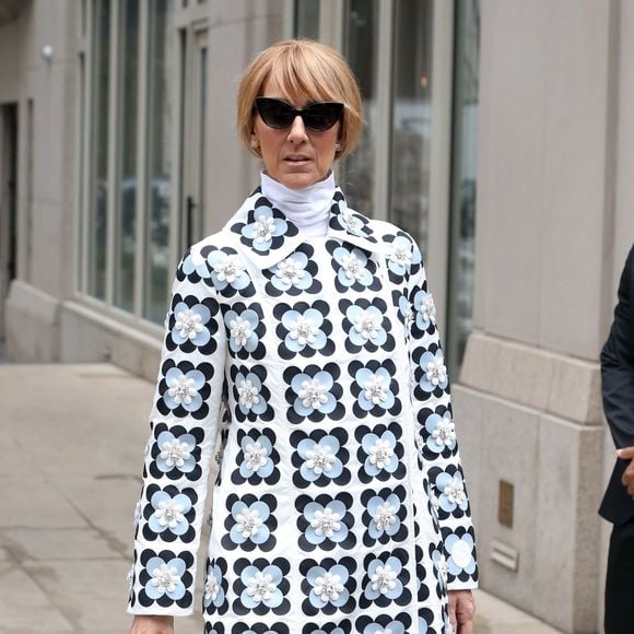 Celine Dion sort de son hôtel pour se rendre à son concert à Long Island dans l'État de New York, le 3 mars 2020.
Backgrid USA / Bestimage