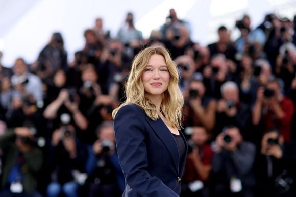 Léa Seydoux - Photocall du film "Le deuxième acte", présenté hors compétition, lors du 77ème Festival International du Film de Cannes (14 - 25 mai 2024), le 15 mai 2024.  JACOVIDES-MOREAU / BESTIMAGE