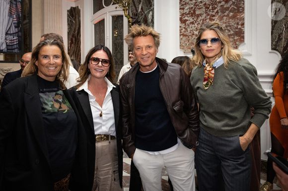 Exclusif - Lisa Azuelos, Nathalie Blanc, Laurent Delahousse et sa compagne Alice Taglioni. Anne-Sophie Guebey / Julien Sarkissian / Bestimage