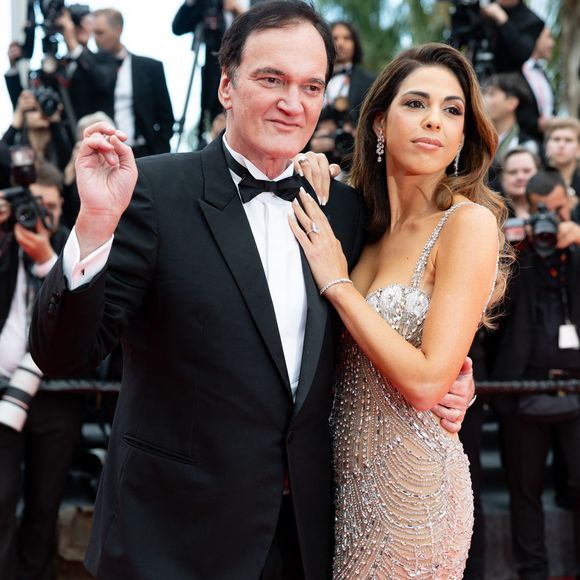 Quentin Tarantino et sa femme Daniella Tarantino - Montée des marches du film « Partir un jour » pour la cérémonie d’ouverture du 78ème Festival International du Film de Cannes, au Palais des Festivals à Cannes. Le 13 mai 2025
© Olivier Borde / Bestimage