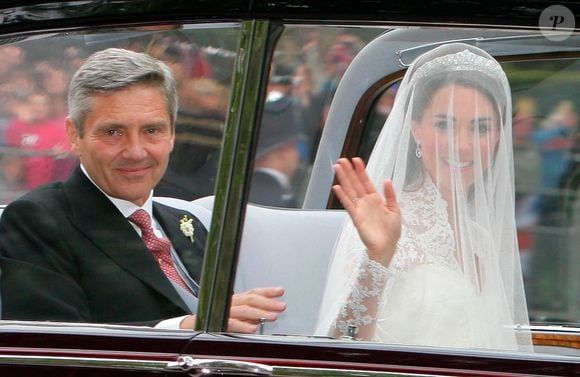 Kate Middleton et son père Michael Middleton - Mariage de Kate et William en 2011
©GOFF INF / BESTIMAGE