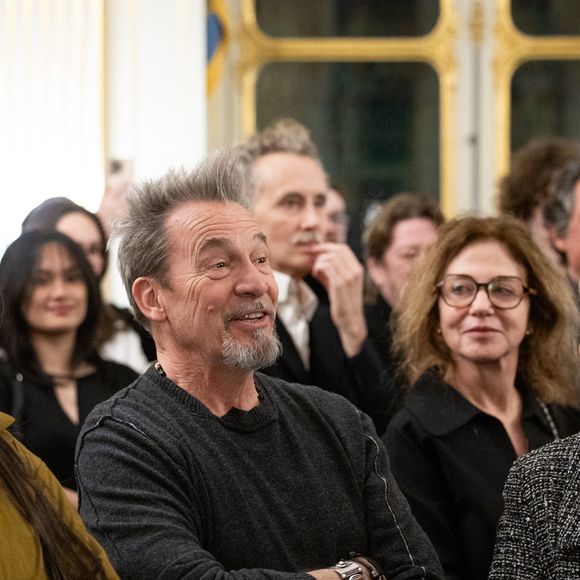 Azucena Caamaño, Florent Pagny - Cérémonie de la remise de la médaille de chevalier de l'ordre des arts et des lettres à Alexandre Kirchhoff, PDG du label Capitol Music France par R.Dati au Ministère de la Culture à Paris le 9 janvier 2026.
Cyril Moreau / Bestimage