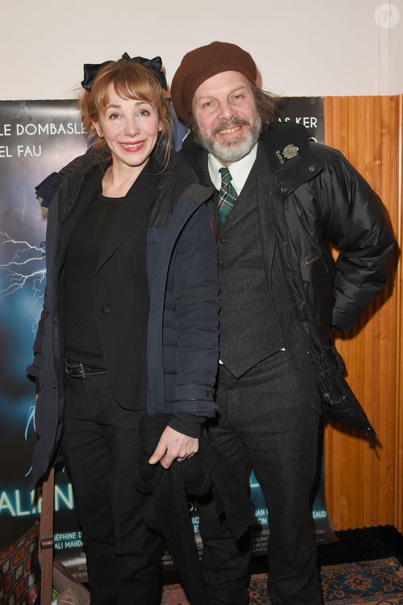 Julie Depardieu et son compagnon Philippe Katerine - Avant première du film "Alien Crystal Palace" au cinéma Beau Regard à Paris le 23 janvier 2019. © Coadic Guirec /Bestimage (No Web - No Blog pour suisse et Belgique)