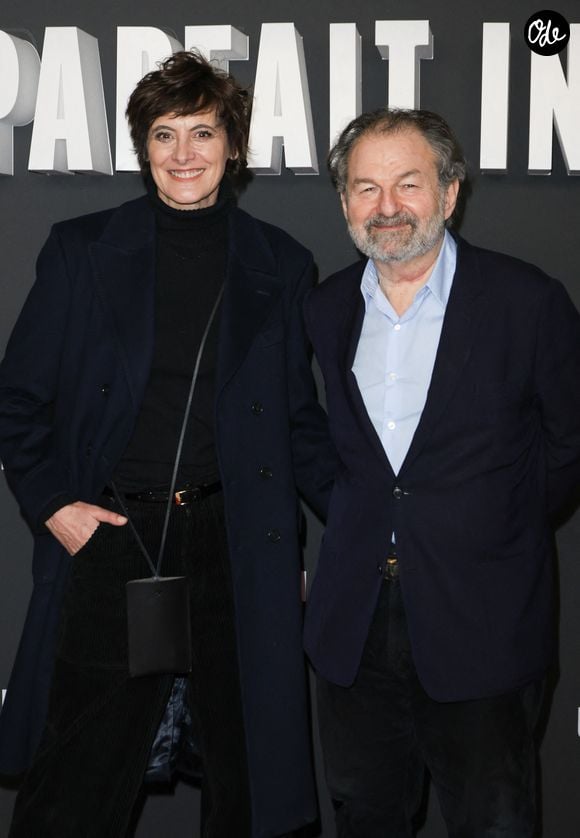 Inès de la Fressange et son compagnon Denis Olivennes - Avant-première du film "Un parfait inconnu" au Grand Rex à Paris le 15 janvier 2025. © Coadic Guirec/Bestimage