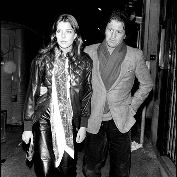 Philippe Junot et la princesse Caroline de Monaco à Paris. Agence / Bestimage