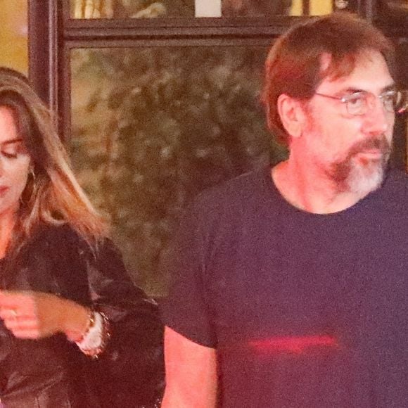 Beverly Hills, CA - EXCLUSIF - L'actrice espagnole Penelope Cruz et Javier Bardem ont été aperçus quittant le restaurant Madeo à Beverly Hills après un dîner délicieux et romantique. (Backgrid USA / Bestimage). 2025