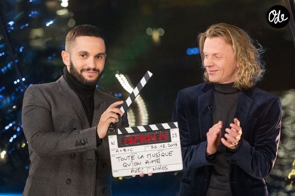 Exclusif - Malik Bentahla, Alex Lutz - Enregistrement de l'émission "Toute la musique qu'on aime", le 9 décembre 2019 à Paris.

© Cyril Moreau / Bestimage