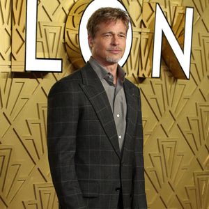 Brad Pitt - Première du film "Babylon" à Londres le 12 janvier 2023.AGENCE / BESTIMAGE