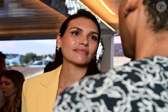 Une conférence sur le thème de la création de nouveaux horizons entre sport et divertissement avec Adil Rami, Sarah Ourahmoune, Allison Pineau et Inès Lagdiri-Nastasi au Loft Akili Mirari - Hôtel Five Seas à Cannes le mardi 19 mai 2026. © Romain Doucelin / Bestimage