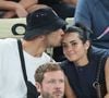 Il s'est illustré à plusieurs reprises avec sa compagne, étudiante en école de commerce.
Florent Manaudou et sa compagne Lola Duménil - Les célébrités en tribunes pendant l'épreuve de basketball de Demi-Finale opposant la France à l'Allemagne lors des Jeux Olympiques de Paris 2024 (JO) à l'Arena Bercy, à Paris, France, le 8 août 2024. © Jacovides-Perusseau/Bestimage