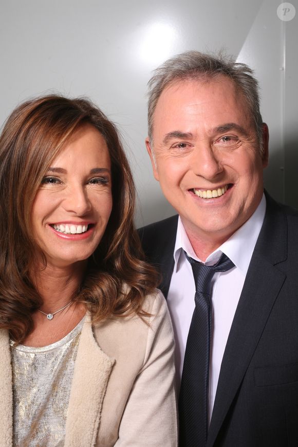 Portrait de Nathalie Marquay et Philippe Risoli en 2013. © JLPPA / Bestimage