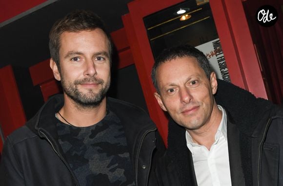 François Roelants et son mari Marc-Olivier Fogiel au concert de Dave à Bobino à Paris le 18 novembre 2019.

© Coadic Guirec/Bestimage